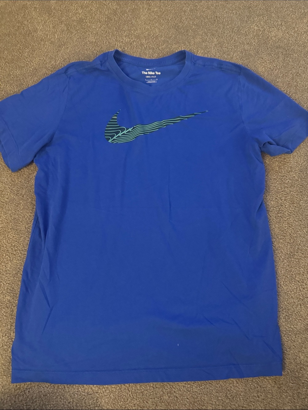 Nike Men’s Royal Blue Short-Sleeve Swoosh Tee
